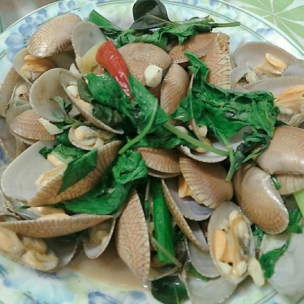 九層塔炒海瓜子 : 蘇小琪一起做