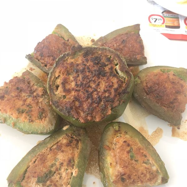 青椒鑲肉 : Irene Wang一起做