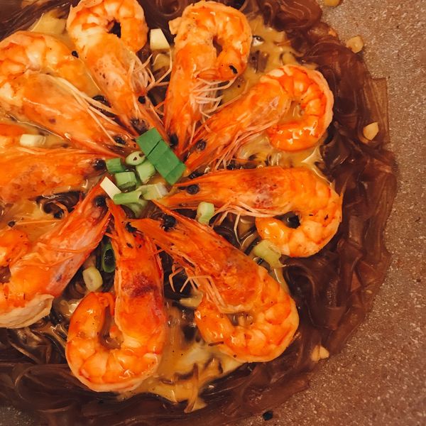 鮮蝦粉絲煲：張永欣 一起做