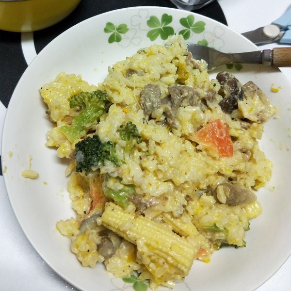 南瓜燉飯 : Chelsea Hung一起做