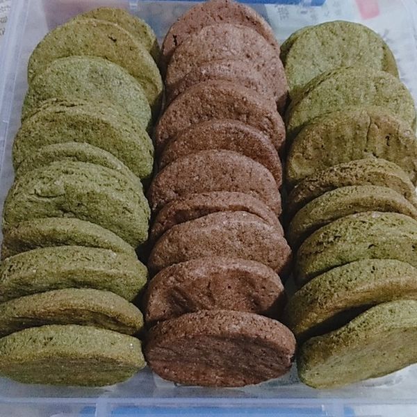 可可、抹茶杏仁餅乾 : 服部蕊秋一起做