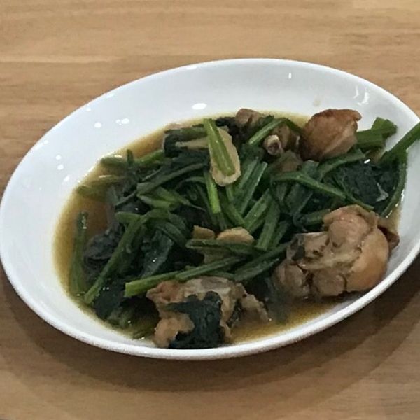 波菜炒嫩雞：Amy Hsiao 一起做