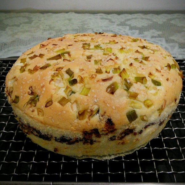 香蔥肉鬆戚風蛋糕 : Lily  Wu一起做