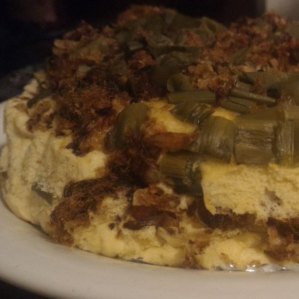 肉鬆蔥花鹹蛋糕~電鍋免烤 : Jojo Lai一起做