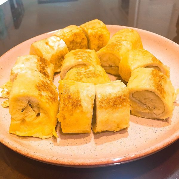 蓁料理♥法式香蕉土司捲 : 小手一起做
