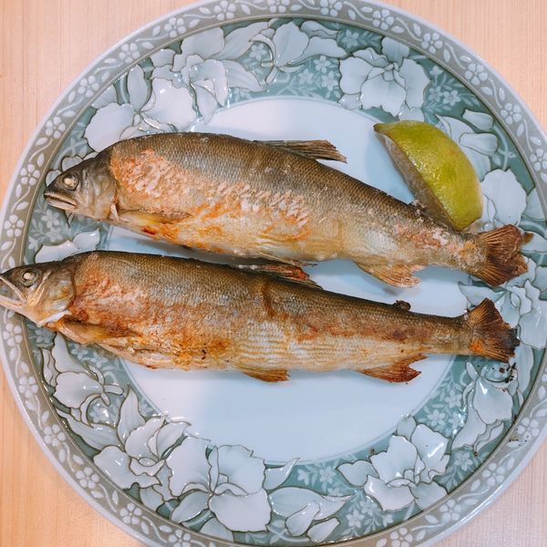 烤香魚 : Barbara Hsueh一起做