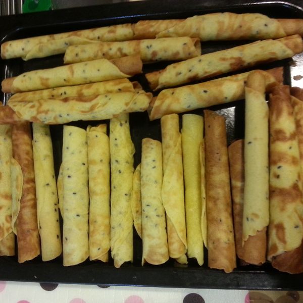 蛋捲DIY：fang 一起做