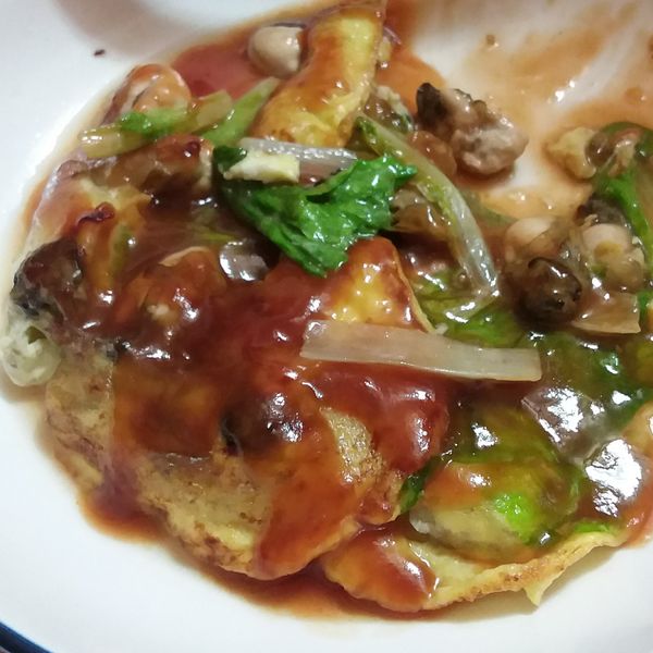 (夜市小吃) 蚵仔煎vs萬用海山醬 : vicki一起做