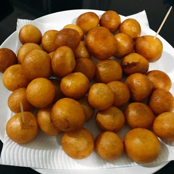 炸香QQ地瓜球：左靜 一起做