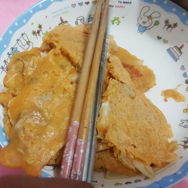 韓式泡菜煎餅:nydia 一起做