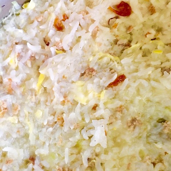 高麗菜鹹粥：Rose Mary 一起做