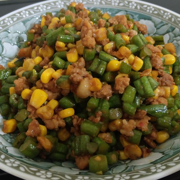 辣炒醜豆肉末 : Sinyu Jhou一起做