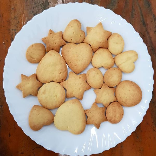 香濃奶油雞蛋造型餅乾 : Mindy一起做