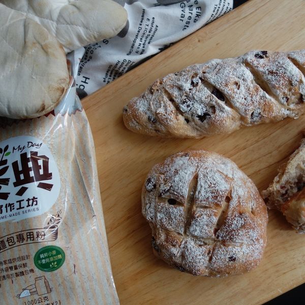 紅酒無花果核桃【麥典實作工坊麵包專用粉】 : Miranda Teng一起做