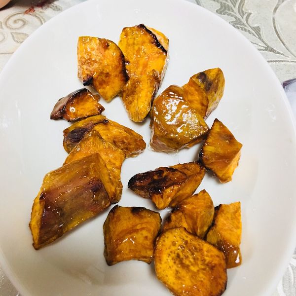 拔絲地瓜(免油炸) : 黃詩婷一起做