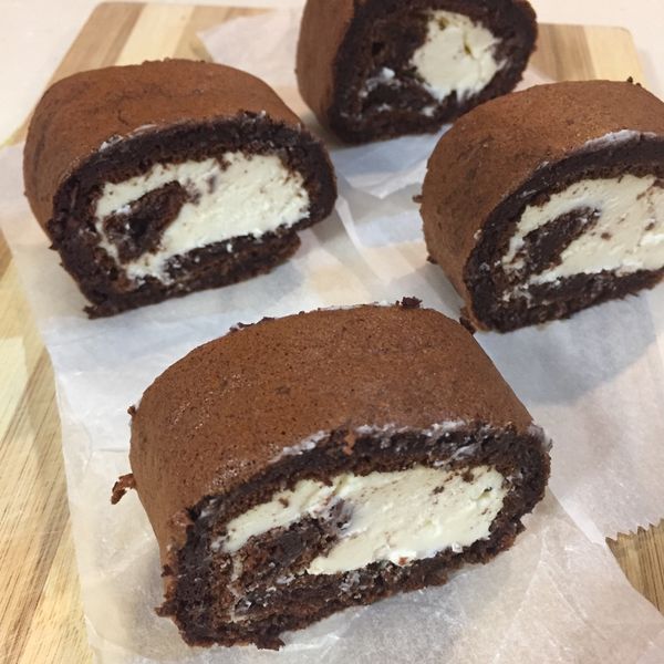 可可椰子蛋糕捲-無麵粉,低醣可：Iris Li 一起做