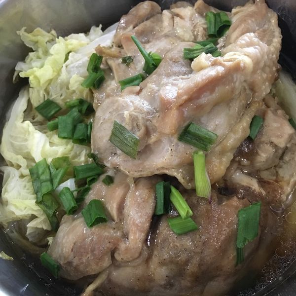 蠔油白菜蒸雞：Josephine 一起做