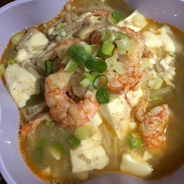 鮮蝦豆腐煲【家樂福廚神大賽】 : Sarea Liu一起做