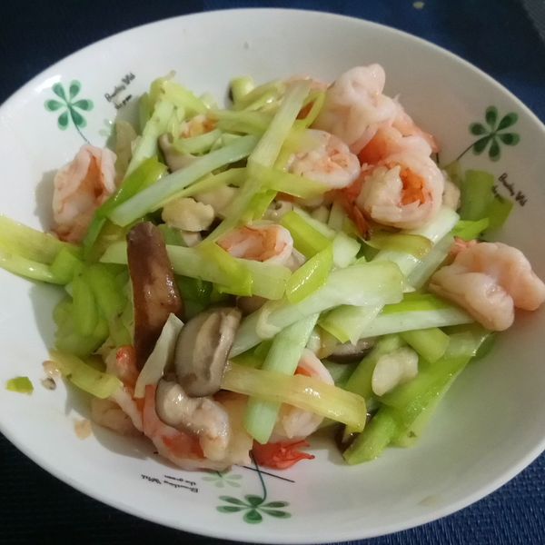 蝦仁炒韭黃 : 阿君一起做