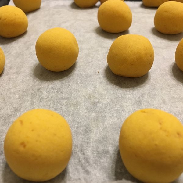 烤QQ地瓜球 : 高小春一起做