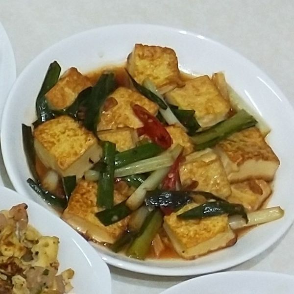 蔥燒豆腐 : V Y一起做