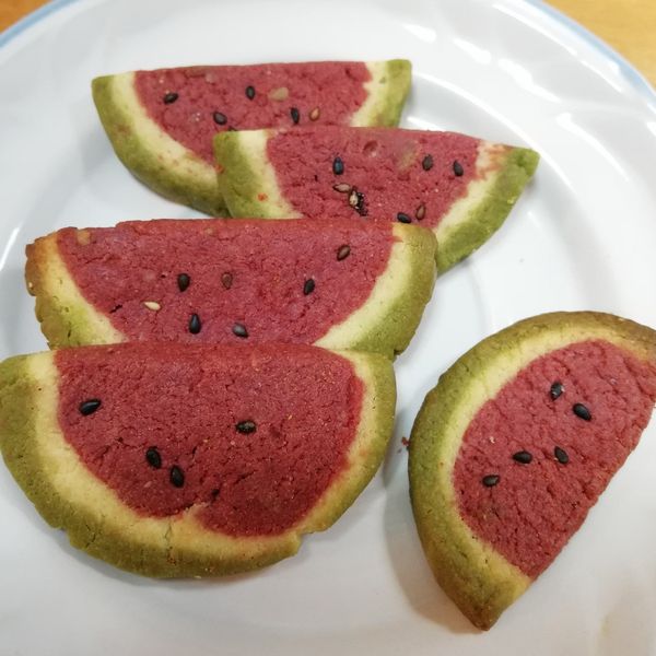 西瓜 造型 餅乾：Jingjing Liu 一起做