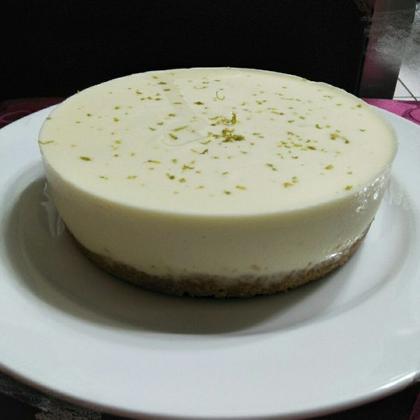 （免烤箱）清爽檸檬優格生乳酪蛋糕 : mandy一起做