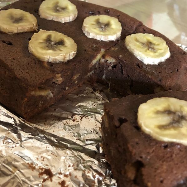 🍌香蕉可可布朗尼🍌：Chaplinlulu 一起做