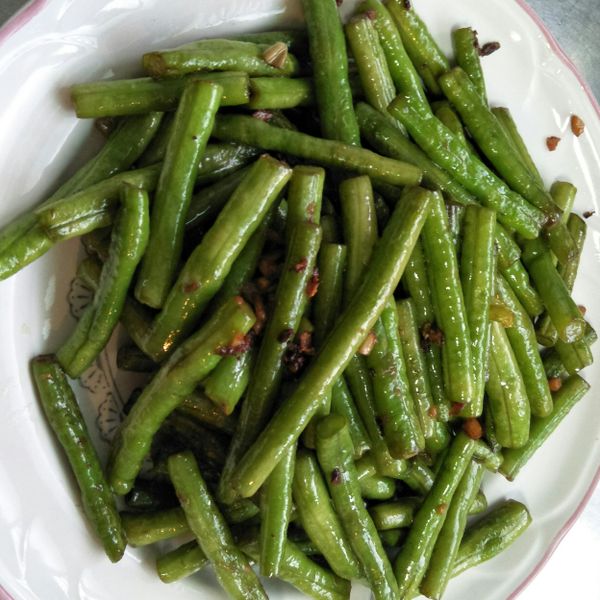 蒜香長豆 : Connie一起做