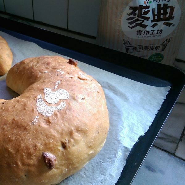 紅酒無花果核桃【麥典實作工坊麵包專用粉】 : Jane Chen一起做