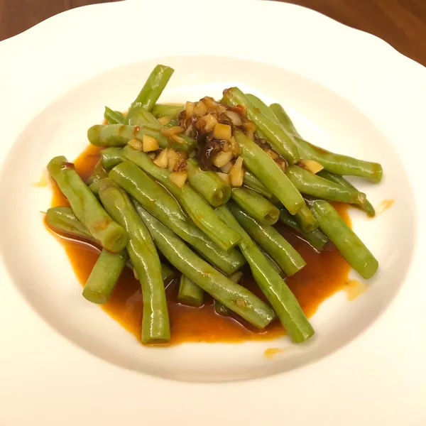 蒜香豆瓣長豆：dakarala 一起做
