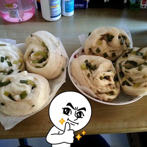 香蔥花捲 : 尹玲一起做