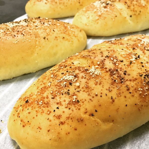 帕瑪森起司火腿麵包 : Bo一起做