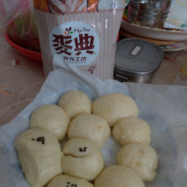 手揉饅頭【麥典實作工坊麵包專用粉】 : aki 時光美味一起做