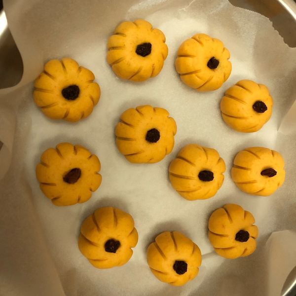 紅豆南瓜麻糬球:謝秀玲 一起做