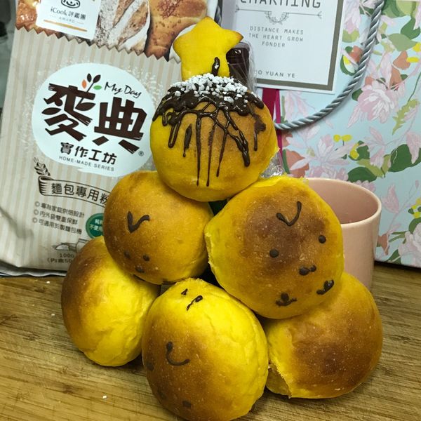 小雞核桃麵包樹[麥典麵包麵粉]：企鵝好愛煮 一起做