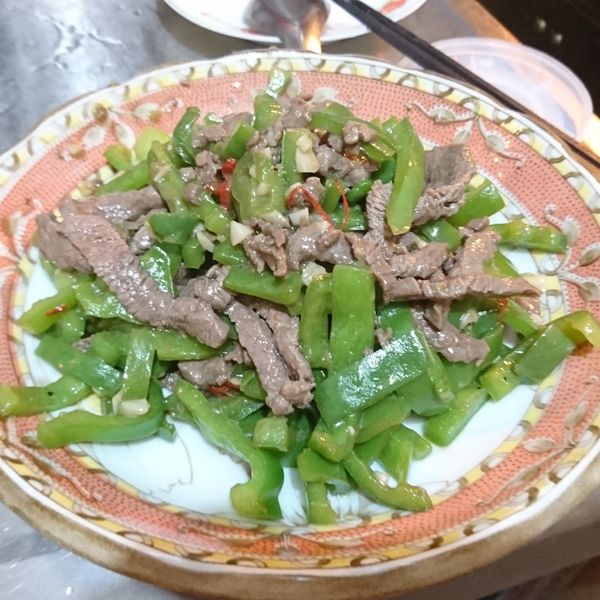 青椒炒牛肉 : 彭碰碰一起做