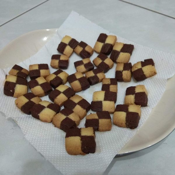 棋格餅乾:米奇 一起做