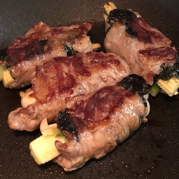 海苔野菜牛肉捲【好菇道親子食光】:人妻廚房日誌-Mandy 一起做