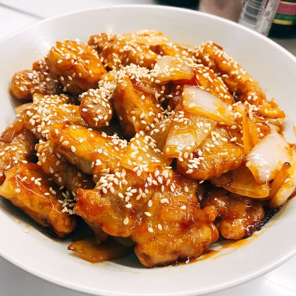 韓式糖醋肉 : Shih Jung Wang一起做