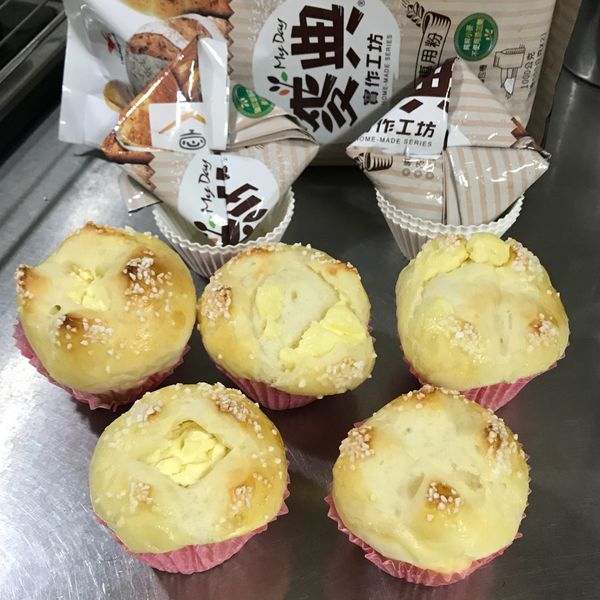 香草奶油乳酪【麥典實作工坊麵包專用粉】：企鵝好愛煮 一起做