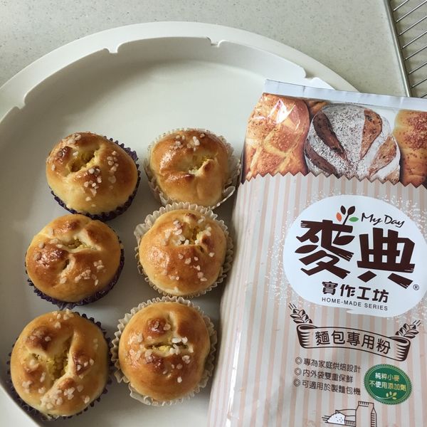 香草奶油乳酪【麥典實作工坊麵包專用粉】：賴素華 一起做