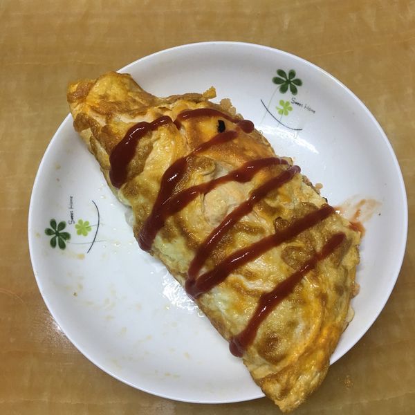 蛋包飯（茄味）：林㛄妏 一起做