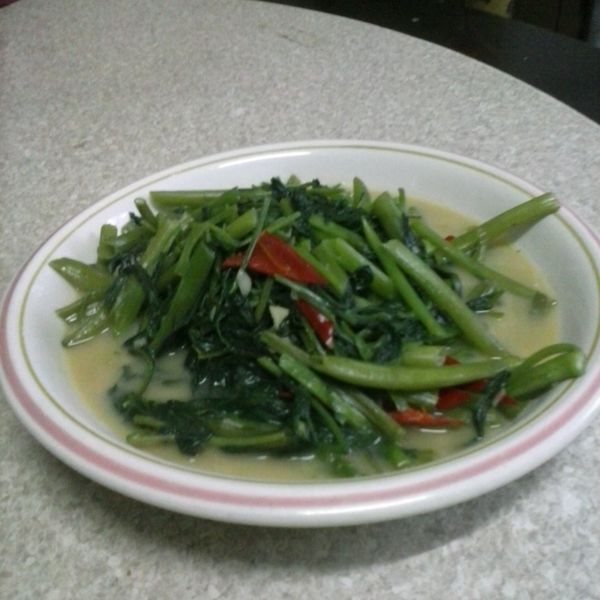 [Serena上菜] 腐乳空心菜 : 陳晏楨一起做