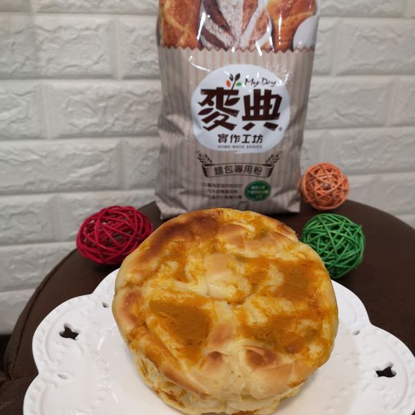 電子鍋麵包三部曲-南瓜玫瑰捲【麥典】 : Evonne Lee一起做