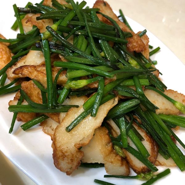 韭菜花炒甜不辣 : Mindy一起做