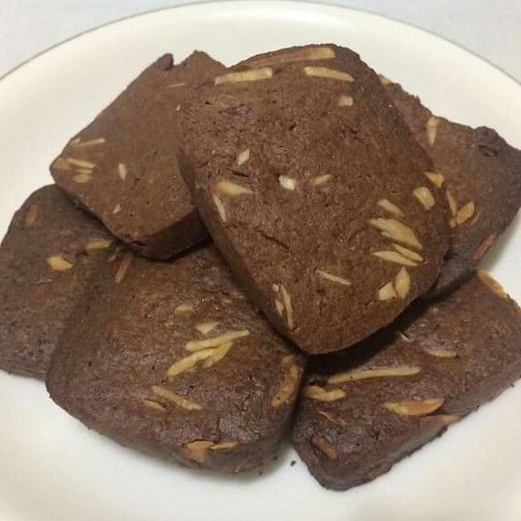 可可杏仁片餅乾:Alice 一起做