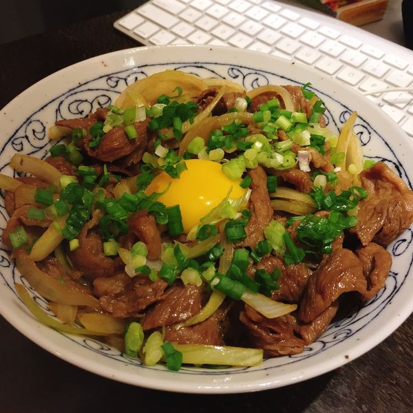 【壽喜燒牛丼飯】 : Jo 一起做