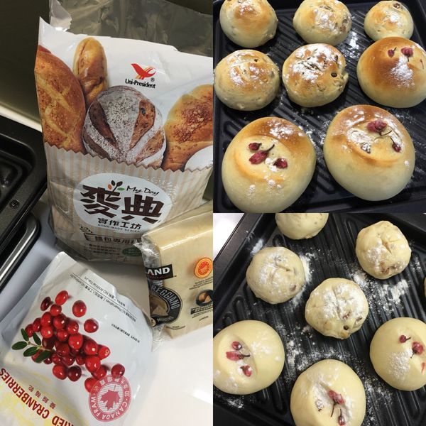蔓越莓乳酪【麥典實作工坊麵包專用粉】 : prime一起做