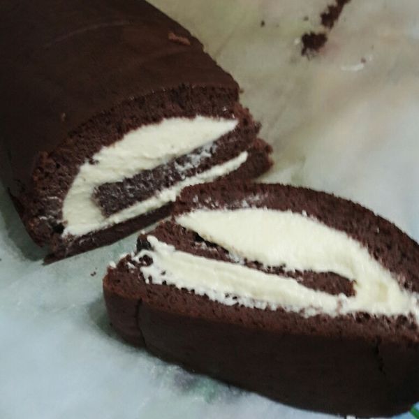 可可椰子蛋糕捲-無麵粉,低醣可：陳抒琦 一起做